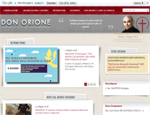 Tablet Screenshot of donorione.org